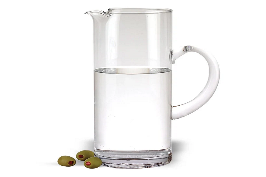 personalized glass pitcher